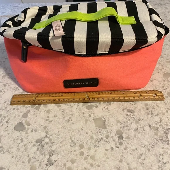 NWT Victoria’s Secret travelcase,canvas, compartments, retails for $70. - Picture 10 of 10